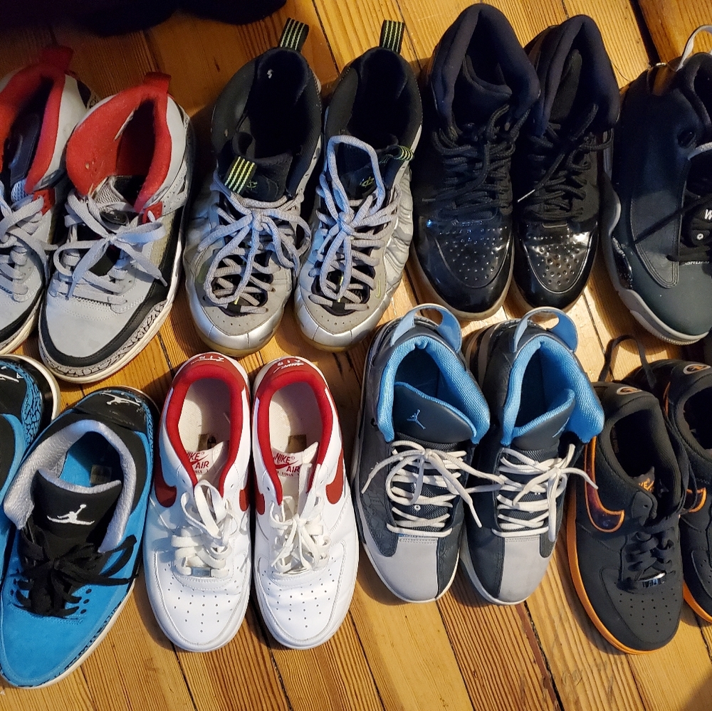 Mens nike Jordan sneaker lot
